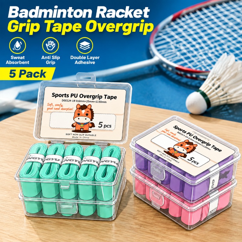 Badminton World - Bande adhésive pour poignée de raquette